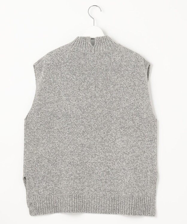 J.PRESS LADIES 【WEB限定カラーあり・洗える】AZALEA ニットベスト ライトグレー系