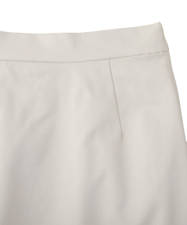 YECCA VECCA ロングナロースカート Gray Beige