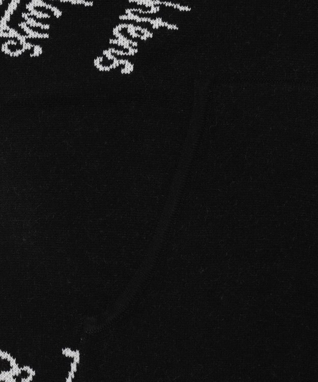 WEGO 【ユニセックス着用ITEM/MLサイズ展開】ジャガードノースリジップパーカー ブラック