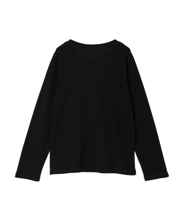CRAFT STANDARD BOUTIQUE スパンテレコクルーネックＴｅｅＬ／Ｓ Black