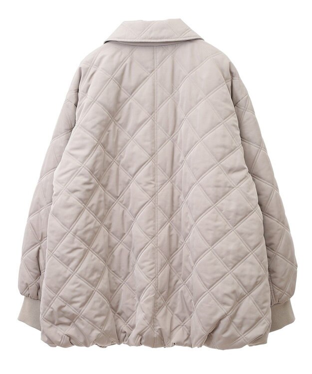 earth music&ecology ダブルステッチキルティングコート Beige