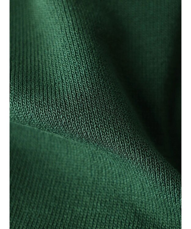 Green Parks 袖楊柳ドッキングニットプルオーバー Green