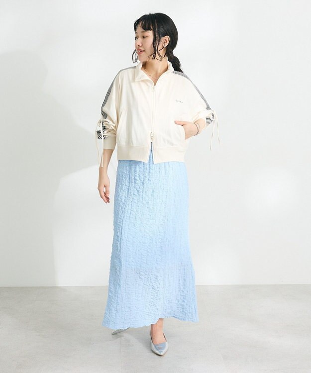 CRAFT STANDARD BOUTIQUE ポコポコワッシャースカート Sax