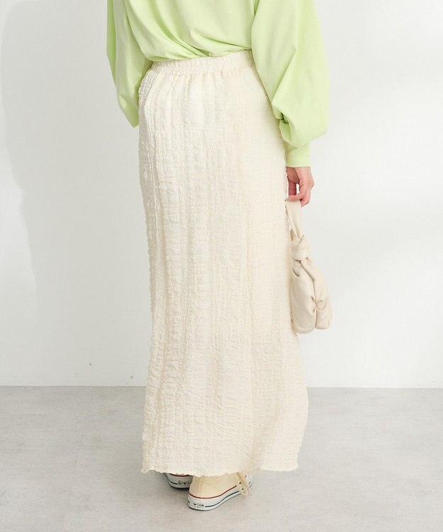 CRAFT STANDARD BOUTIQUE ポコポコワッシャースカート Ivory