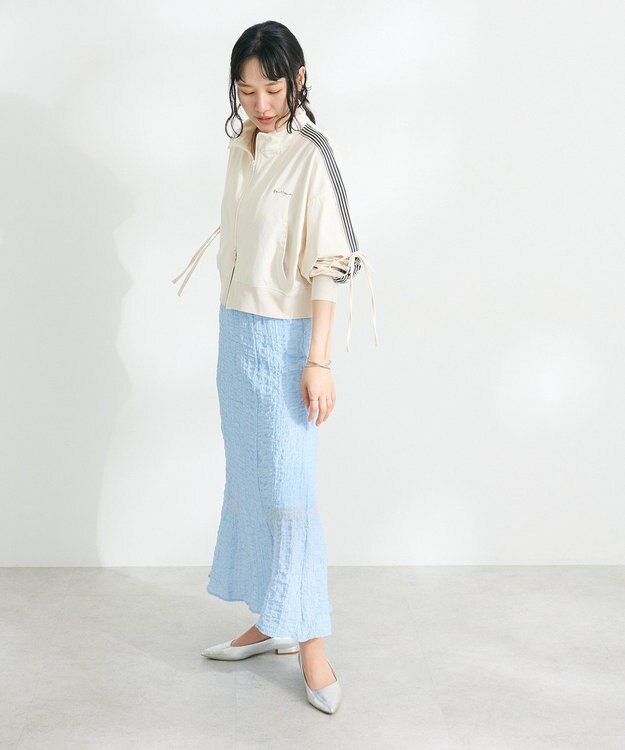 CRAFT STANDARD BOUTIQUE ポコポコワッシャースカート Sax