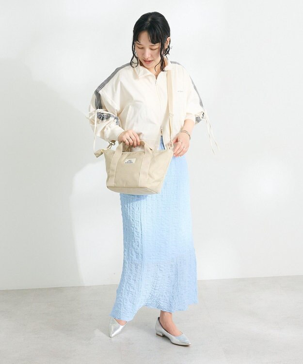 CRAFT STANDARD BOUTIQUE ポコポコワッシャースカート Sax