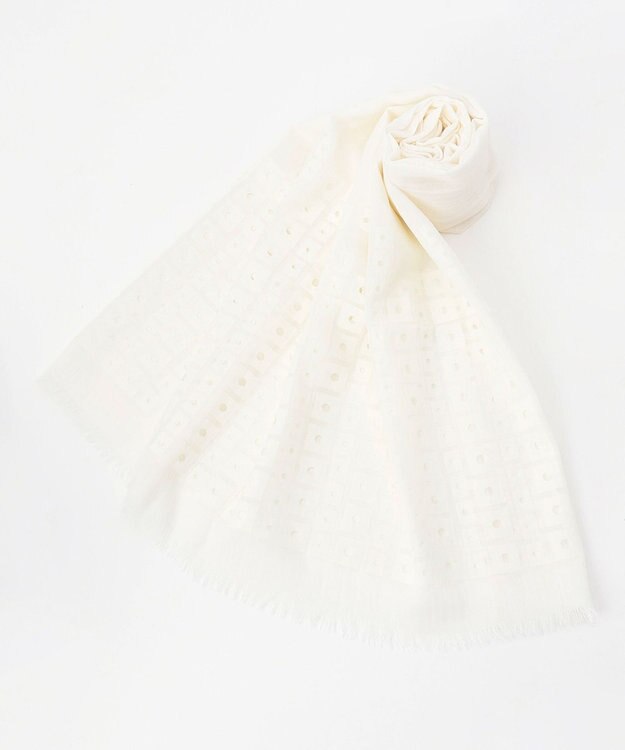 JOSEPH レースコットン / ストール White