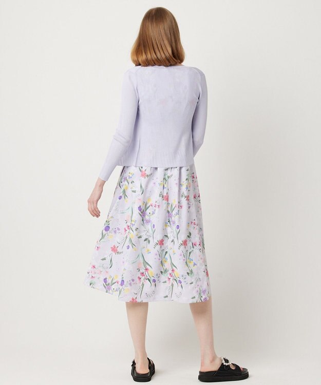 TOCCA 【洗える】AJISAI CARDIGAN カーディガン ラベンダー系