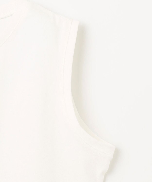 ANY レイヤード布帛ドッキングタンクトップ ストライプ