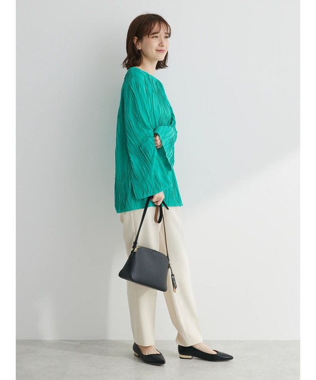 Green Parks ・Ｐｅｔｉｔ　Ｆｌｅｕｒ　センタープレスパンツ Ivory