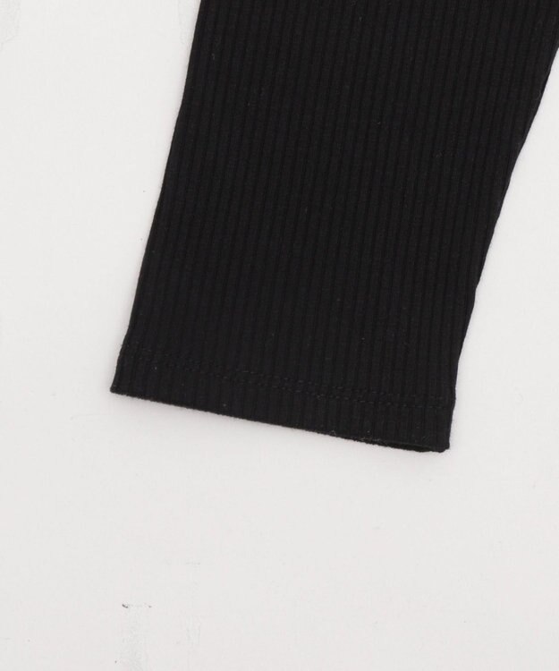 WEGO レイヤード風レースアップトップス ブラック