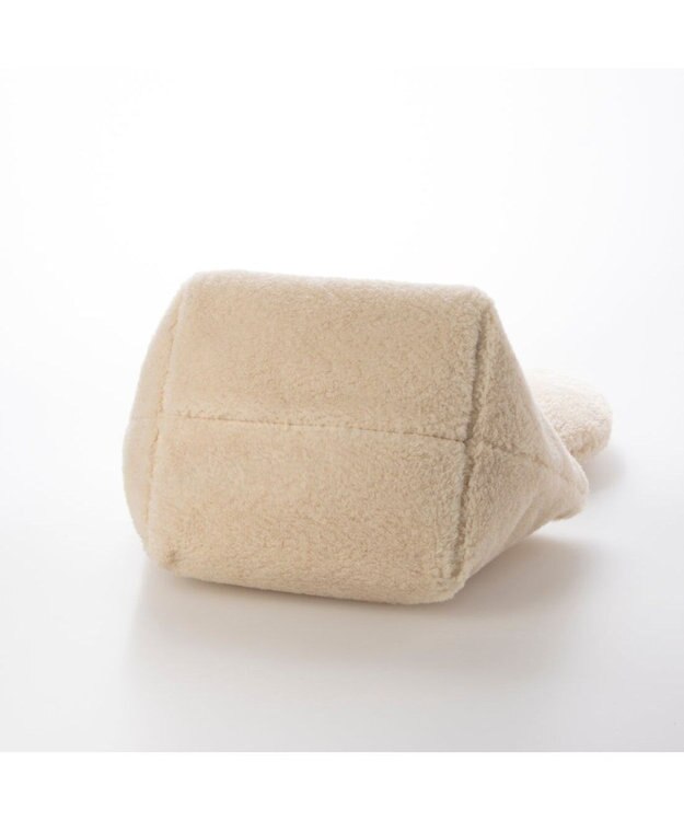 UNBILLION カシュカシュ cachecache / ブレイドハンドルボアミニトート アイボリー