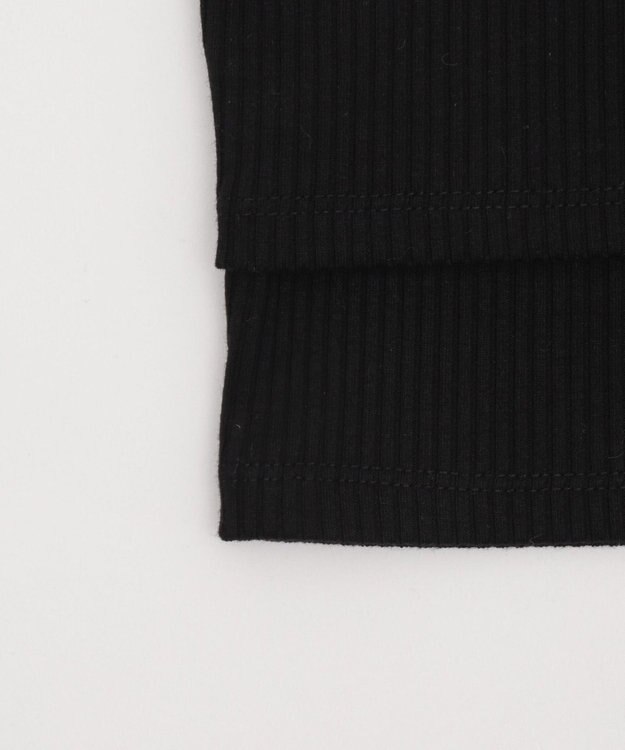 WEGO レイヤード風レースアップトップス ブラック