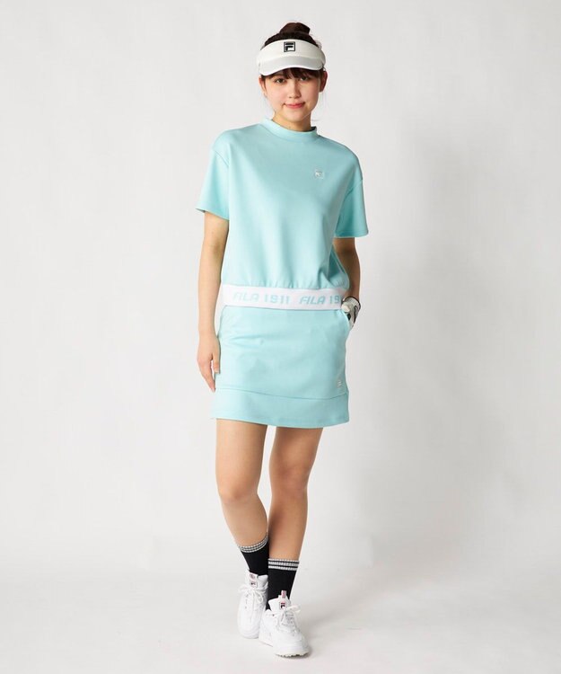 FILA GOLF／marie claire 【FILA GOLF】 ダンボールニットスカート ミント