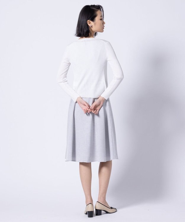 TOCCA EYELET AJISAI CARDIGAN カーディガン オフ系