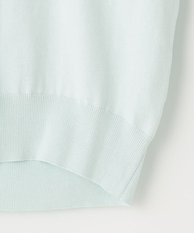 組曲 【選べる8色展開・春まで使える！】バックレースカラー ニット グリーン系