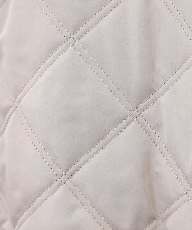 earth music&ecology ダブルステッチキルティングコート Beige