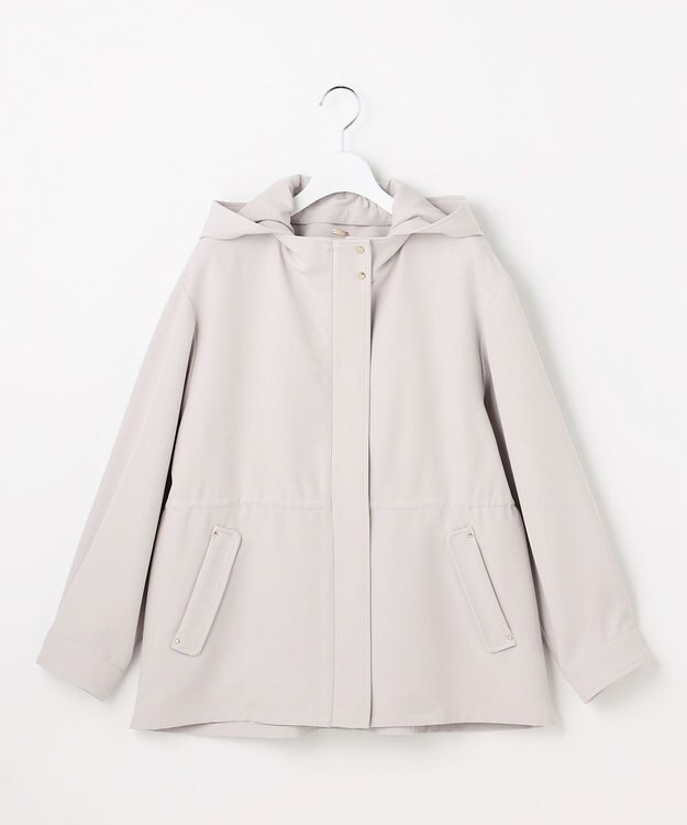 ANY SIS S 【2WAY】エレカジストレッチ フーデットハーフ アウター ライトグレー系