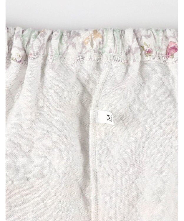 WACOAL パジャマ 長袖 長ズボン 綿混(本体) あったか ミントン レディース NDW426 /ワコール ホワイト