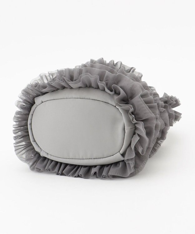 LA BAGAGERIE 【MONICA】チュールフリル2WAYバッグ グレー