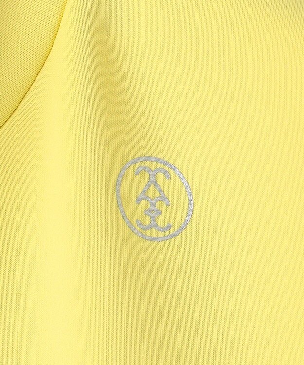 23区GOLF 【WOMEN】シアーラメ袖デザイン ライトダンボールモックネック イエロー系