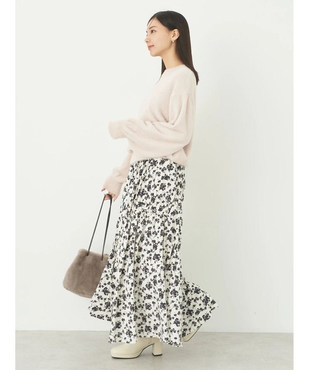 earth music&ecology ミニシャギープルオーバー Light Pink