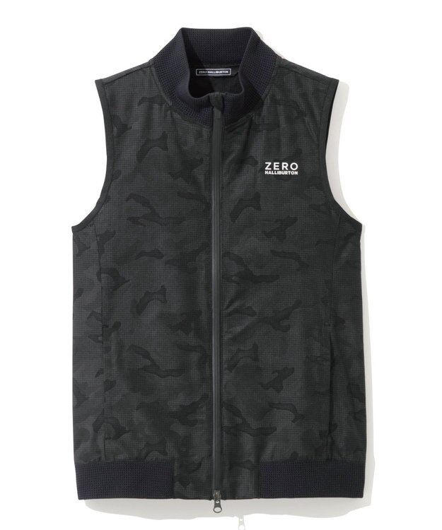 ZERO HALLIBURTON クールドッツカモフラベスト 82841 W4S8b レディースゴルフ ブラック