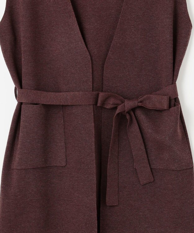 ANY マシュマロニットジレ チョコレート