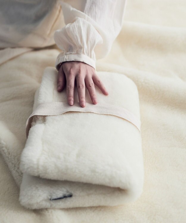 LOOM&SPOOL SRNメリノウール湯たんぽセット（ファシー） アイボリーIV