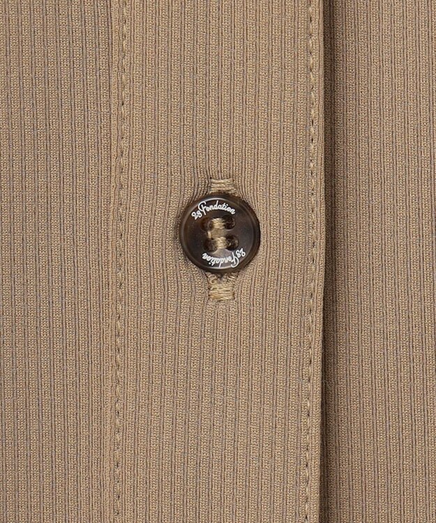 23区GOLF 2WAY着用可能【23Fondation/WOMEN】衿付き シャツワンピース ベージュ系