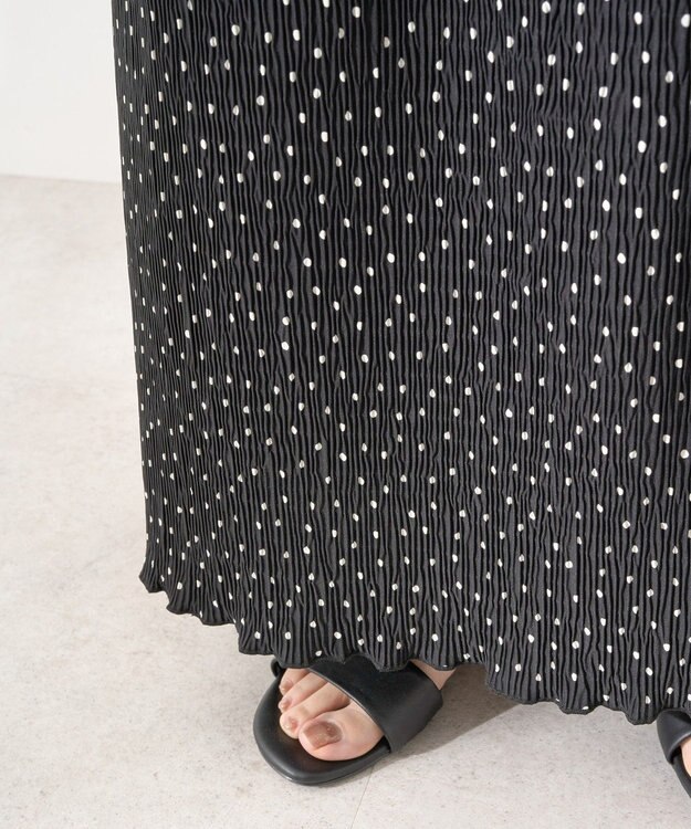 AMERICAN HOLIC ワッシャープリーツタイトスカート Dot