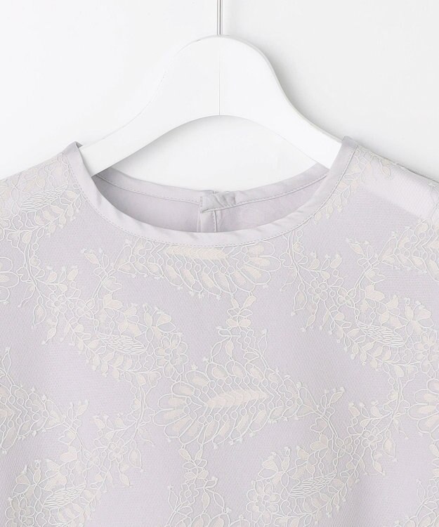 ANY SIS S レースクロップド プルオーバー アイスグレー