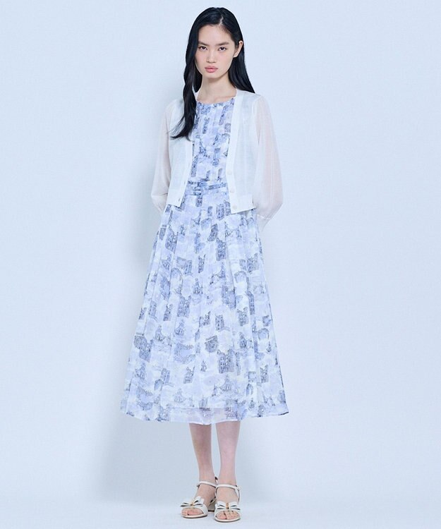 TOCCA 【星風まどかさん着用】SEA BLUE ドレス グレー系5