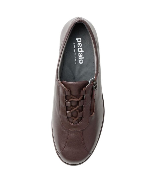 ASICS WALKING ペダラウォーキングシューズ 4E ヒール高2.0cm レッド系