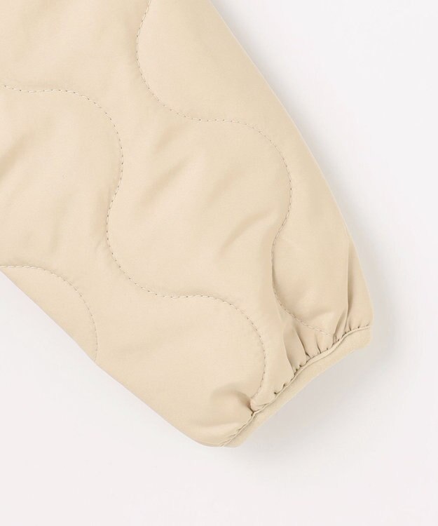 ANY KIDS 【洗濯機可能】中綿キルティング ジャケット ベージュ