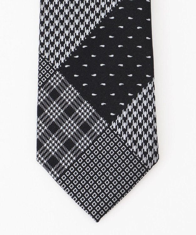 JOSEPH HOMME マルチパターンジャガード　ネクタイ ブラック系7