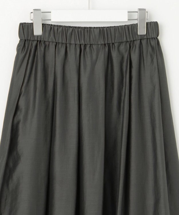 自由区 L 【洗える】エアリー スカート スレート