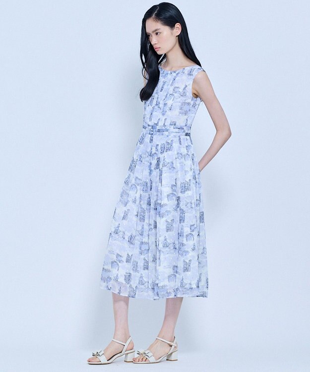 TOCCA 【星風まどかさん着用】SEA BLUE ドレス グレー系5