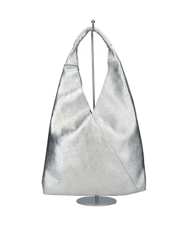 INTER-CHAUSSURES 【ANDREA CARDONE】ソフトカーブ ワンハンドルバッグ（レギュラー） シルバー