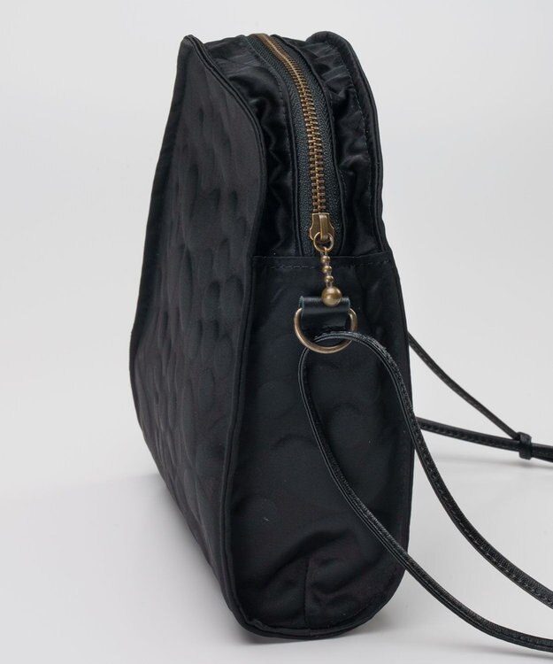 AND WOOL 【土の凹凸を表現したナイロン素材】テレイン ポシェット ブラック