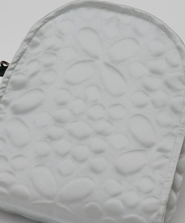 AND WOOL 【土の凹凸を表現したナイロン素材】テレイン ポシェット シルバーグレー