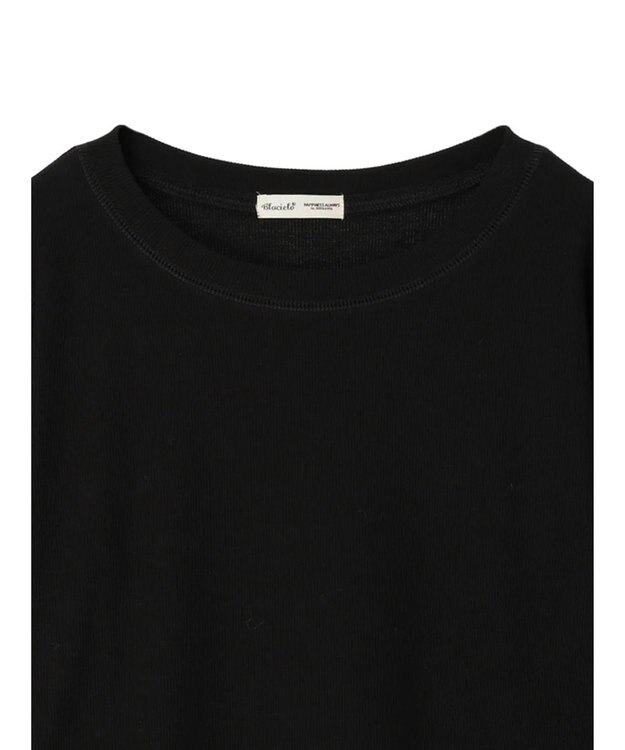 CRAFT STANDARD BOUTIQUE スパンテレコクルーネックＴｅｅＬ／Ｓ Black