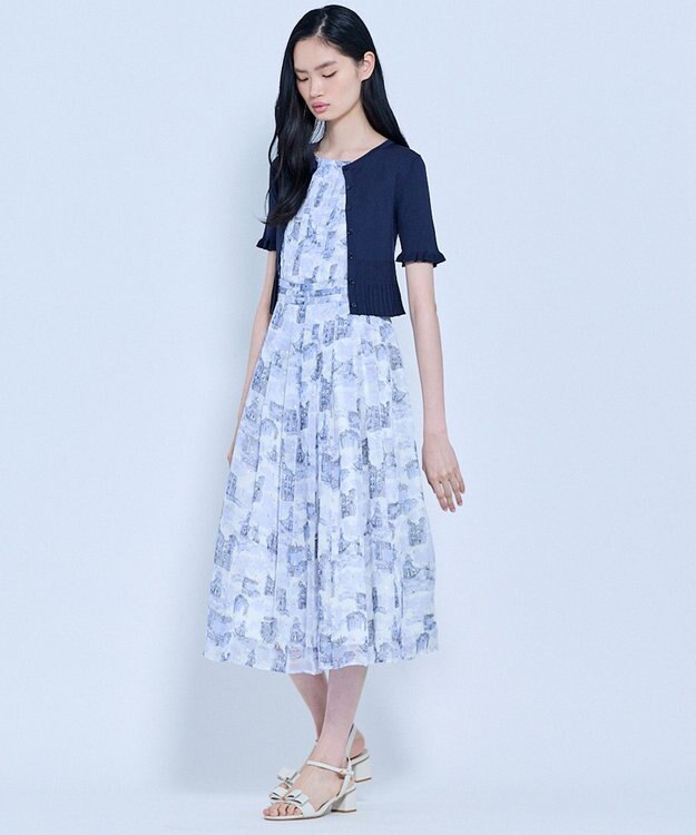 TOCCA 【星風まどかさん着用】SEA BLUE ドレス グレー系5