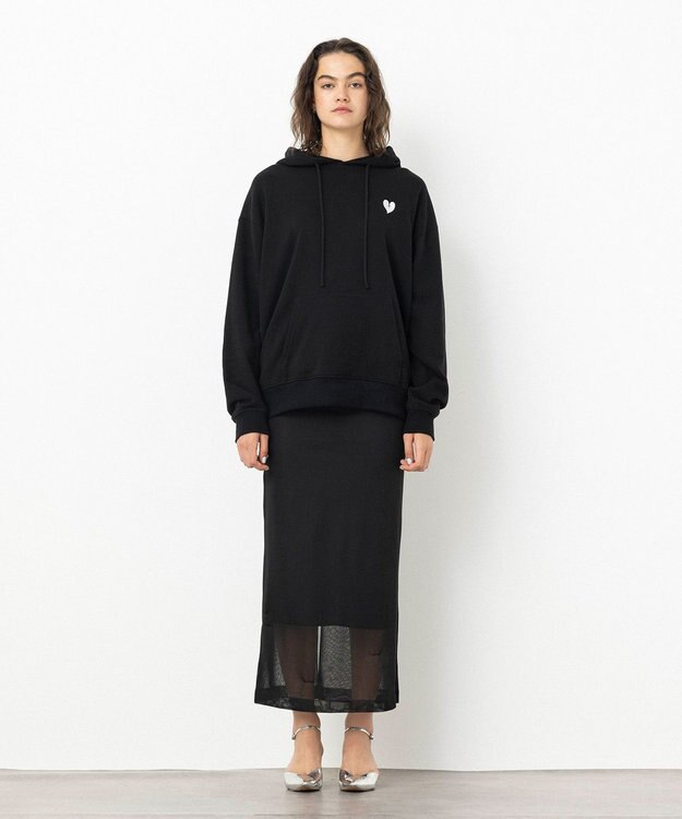 NAVE 【xNAVE】Six Sence Recordコラボ グラフィックフーディスウェット ブラック系