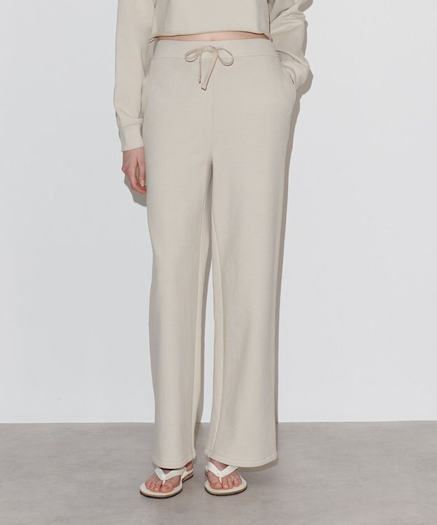 NAVE 【Nave　洗える】裏毛 パンツ アイボリー系