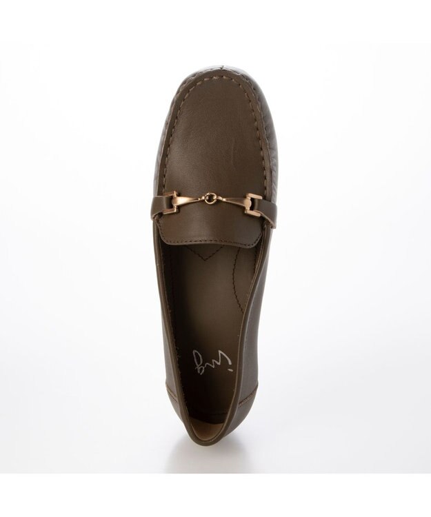 ing <ing>【3E】【サスティナブル】ビット付きモカシューズ ダークオーク