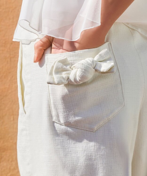 TOCCA SECRET POCKET パンツ アイボリー系