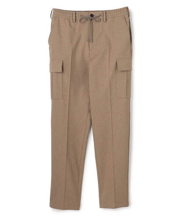 JOSEPH HOMME 【新素材】テクノクロスストレッチ　ドローコード付きストレートカーゴパンツ / HOVE CARGO ベージュ系