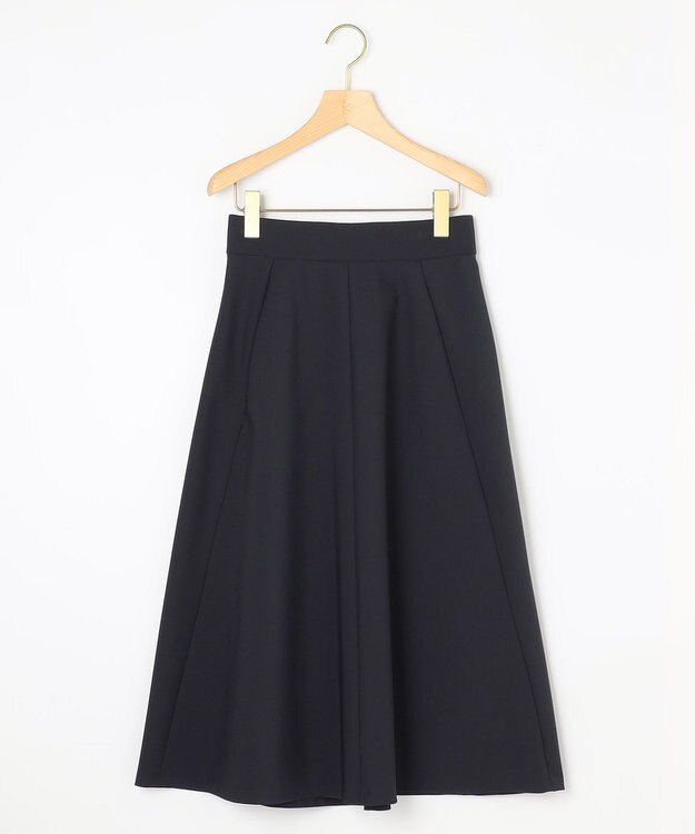 組曲 S 【洗える・シワになりにくい】GEMINI フレアスカート ネイビー系