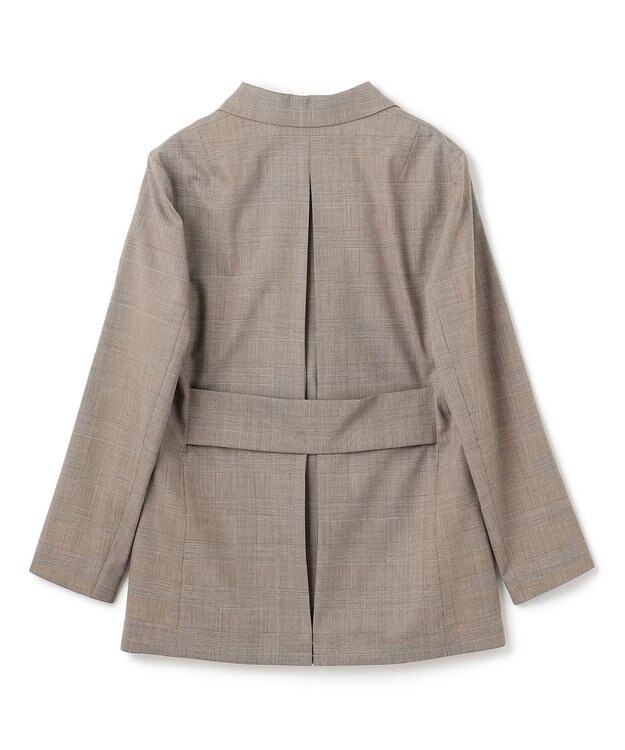 BEIGE， MER / グレンチェックジャケット Beige